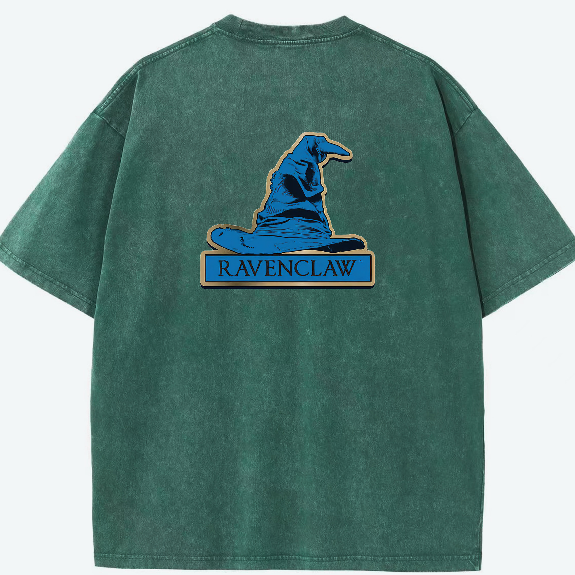 （画像用） Harry Potter ハリー・ポッターシリーズ 綿100% ヴィンテージ風 半袖Tシャツ（背面プリント）
